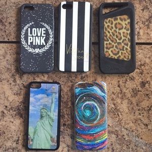 Lot of 5 iPhone 5 phone cases